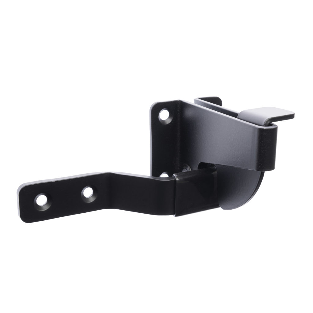 Home Gate Hardware D Pattern Gate Latch Matte Black